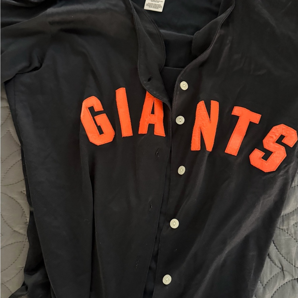 PINK Victoria's Secret Black MLB Collection Shirt